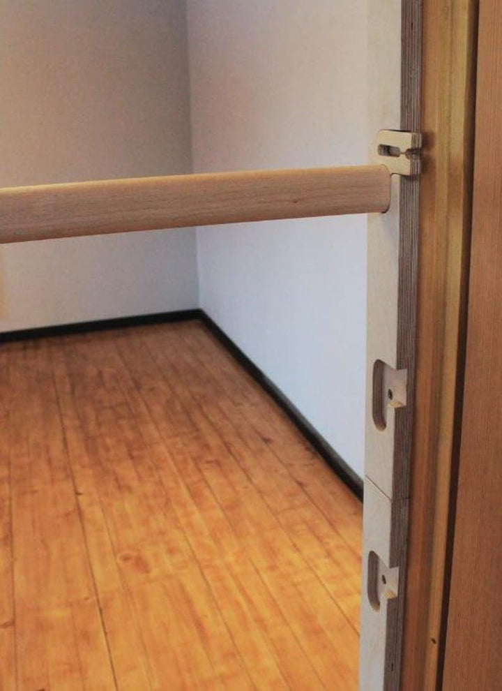 BearOnBar – Komplettes Set aus robusten Trainingsgeräten aus Holz: stabile Dip-Stange und Klimmzugst