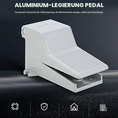 Fussventil Pneumatisches FussPedalventil-Kit FussPedal-Luftventil 2-Positionen-5-Wege-Aluminiumpedal