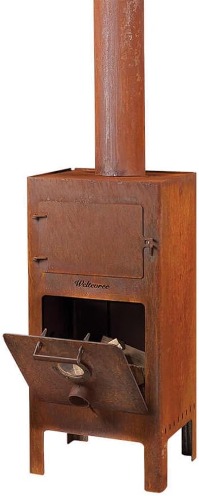 Weltevree Outdooroven Brennkammertür 35 x 35 cm, h 14 cm