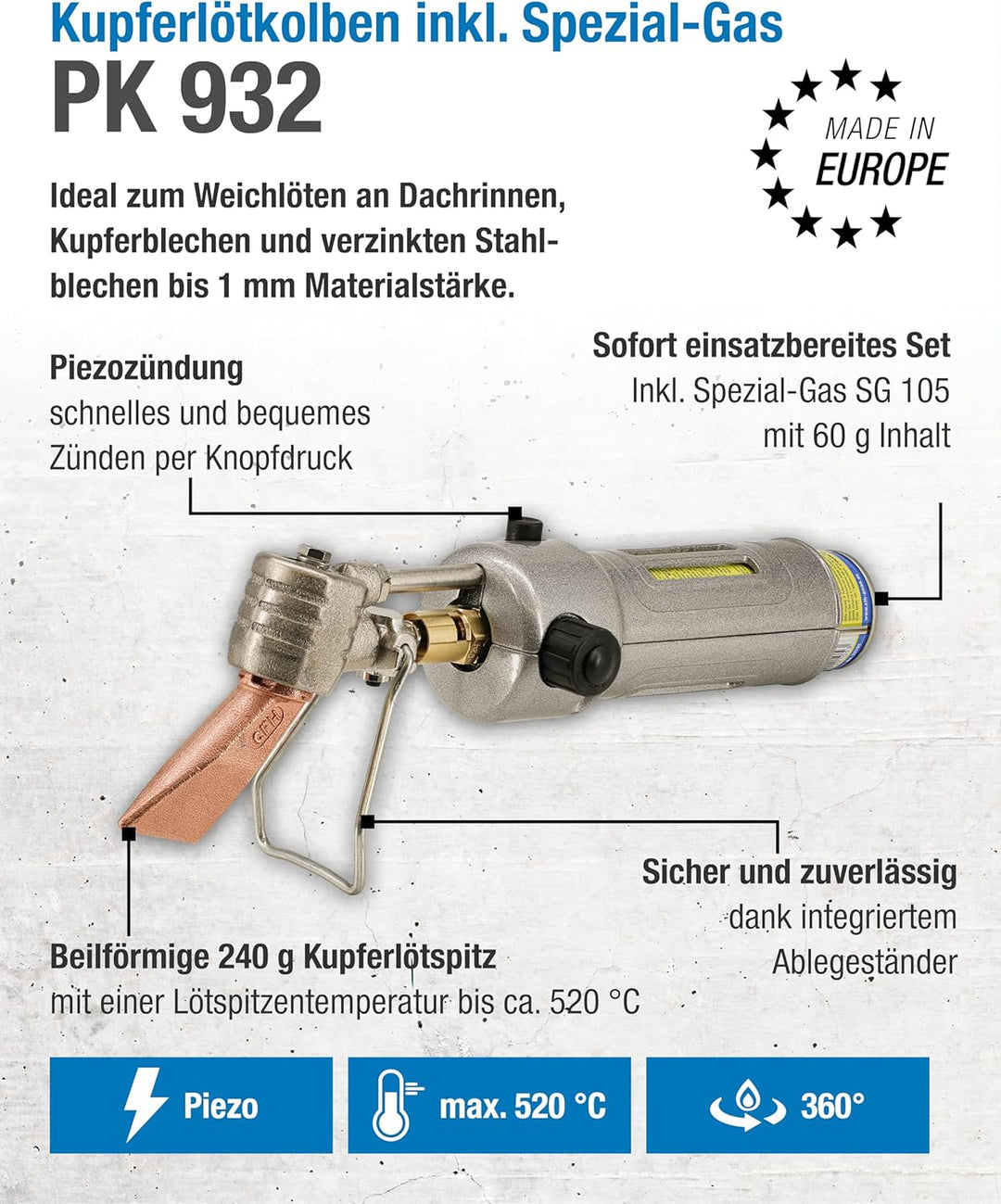 CFH Kupferlötkolben PK 932, 51932