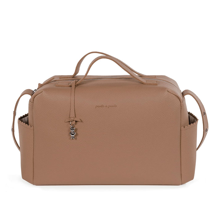 Icon Wickeltasche, Rosa oder Beige oder Grau oder Karamell, Zeitgenössisch