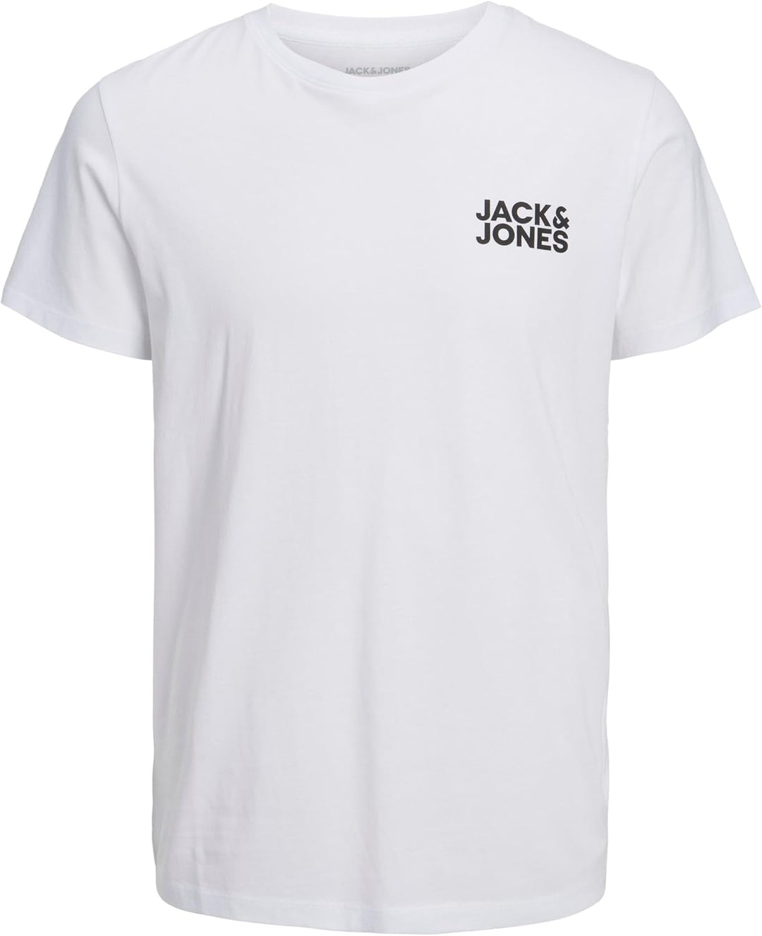 JACK & JONES Herren T-Shirt 3er Pack – Baumwolle, Rundhals, Kurzarm, mit Print – Bequeme Freizeitshi
