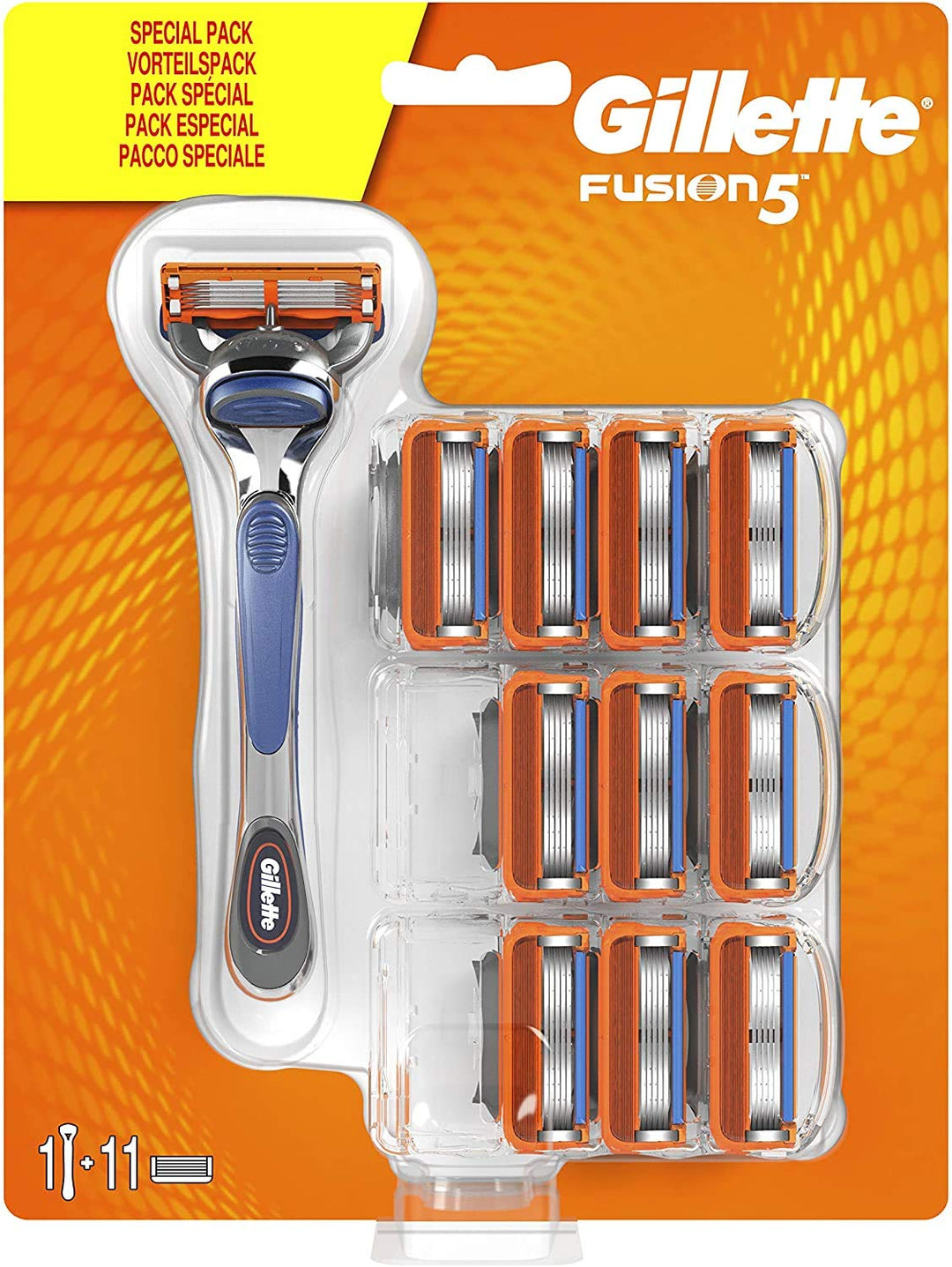 Gillette Fusion 5 Rasierer Herren mit Trimmerklinge für Präzision und Gleitbeschichtung, Rasierer +
