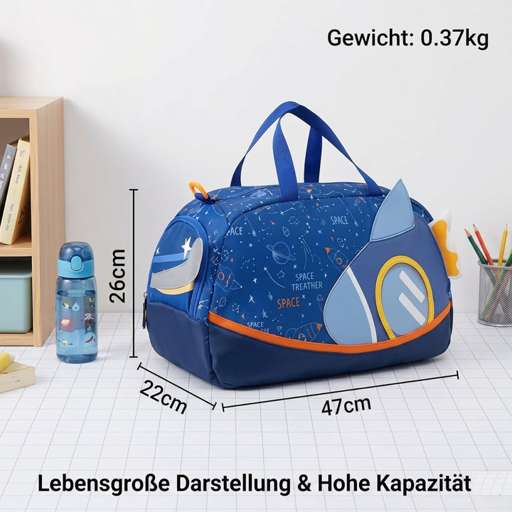 Suweir Sporttasche Kinder Schwimmtasche Mädchen Wasserdicht Reisetasche Weekender Badetasche Niedlic