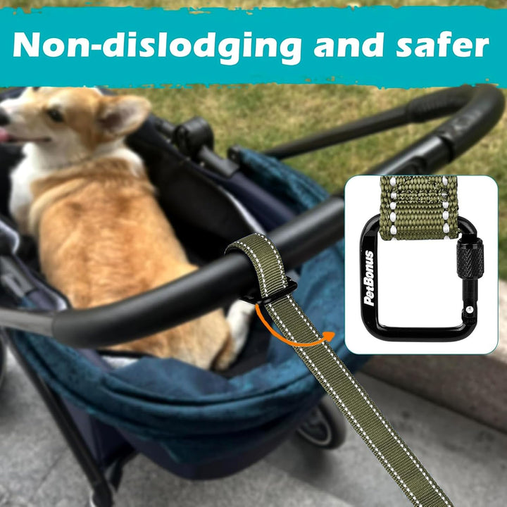 PetBonus Hundeleine Handgelenkriemen, Sicherheitsriemen für Rollleine Hundeleine und Kinderwagen, Ab