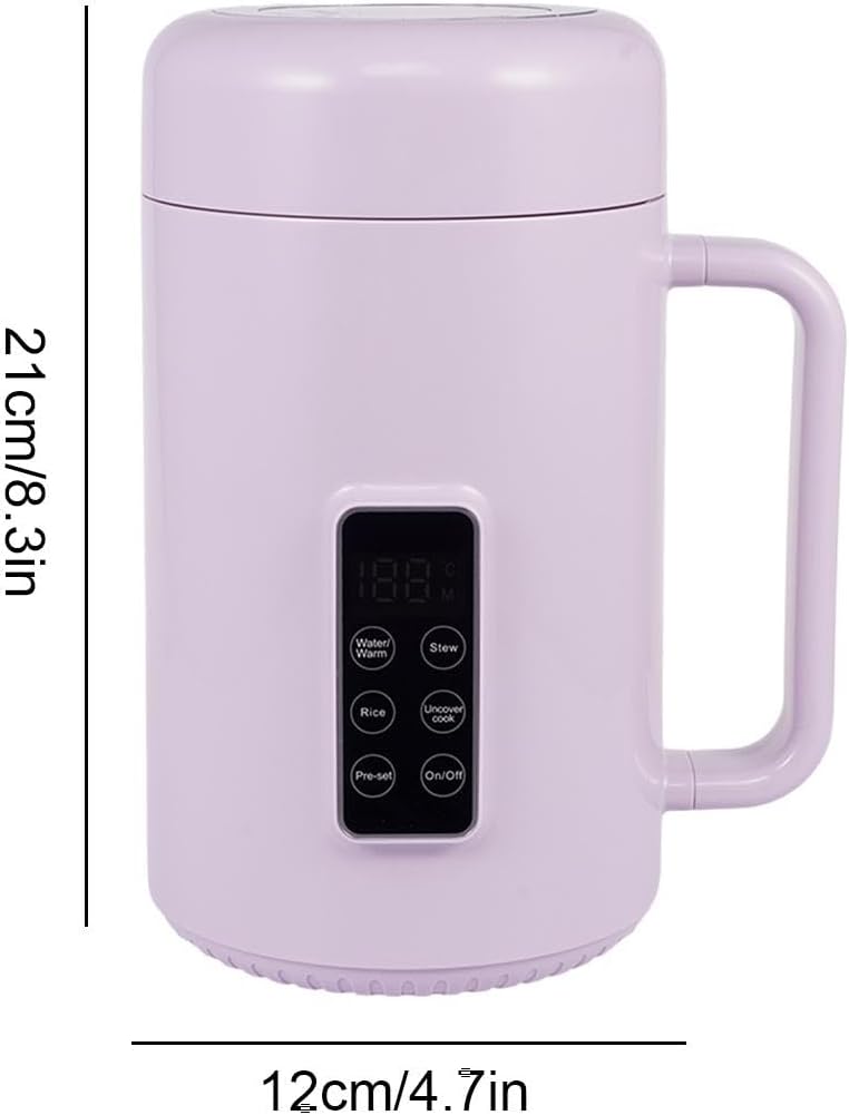 Tragbarer Herd, Ramen-Kocher, tragbarer elektrischer Lebensmittelkocher, 1000 ml Ramen-Kochtopf, ant