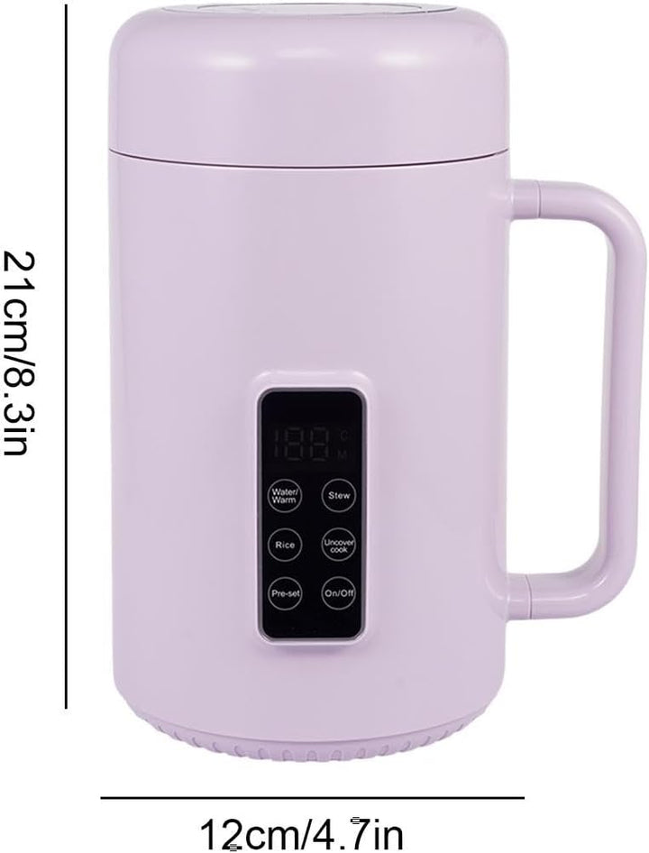 Tragbarer Herd, Ramen-Kocher, tragbarer elektrischer Lebensmittelkocher, 1000 ml Ramen-Kochtopf, ant