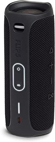 JBL Flip 5 Bluetooth Box in Schwarz – Wasserdichter, portabler Lautsprecher mit umwerfendem Sound –