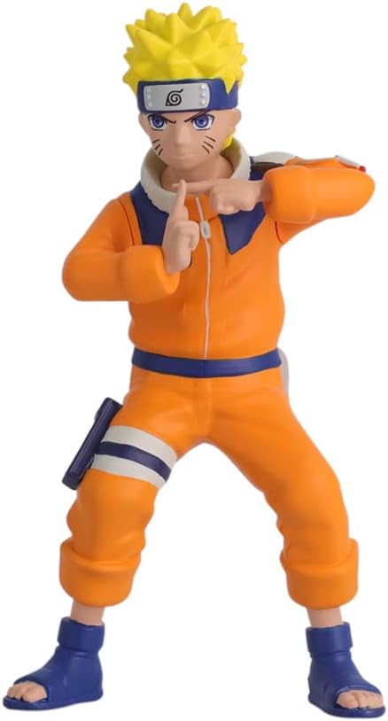 Comansi Naruto Set mit 3 Nicht beweglichen Figuren, Sasuke und Sakura, 10 cm