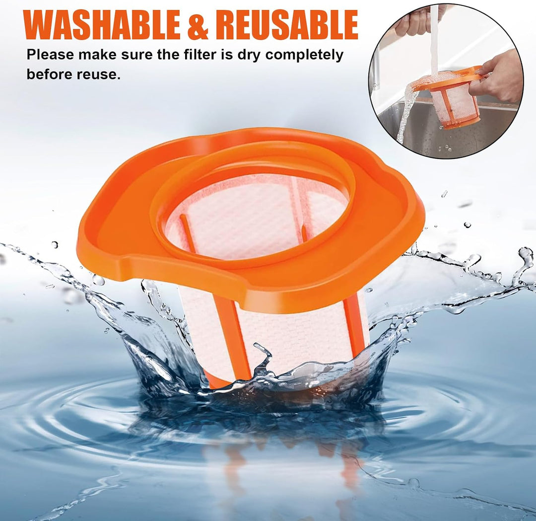 3 Stück Ersatzfilter für BLACK+DECKER BHHV320B BHHV320J BHHV520BF BHHV520BFP BHHV520BT BHHV520JF BHH
