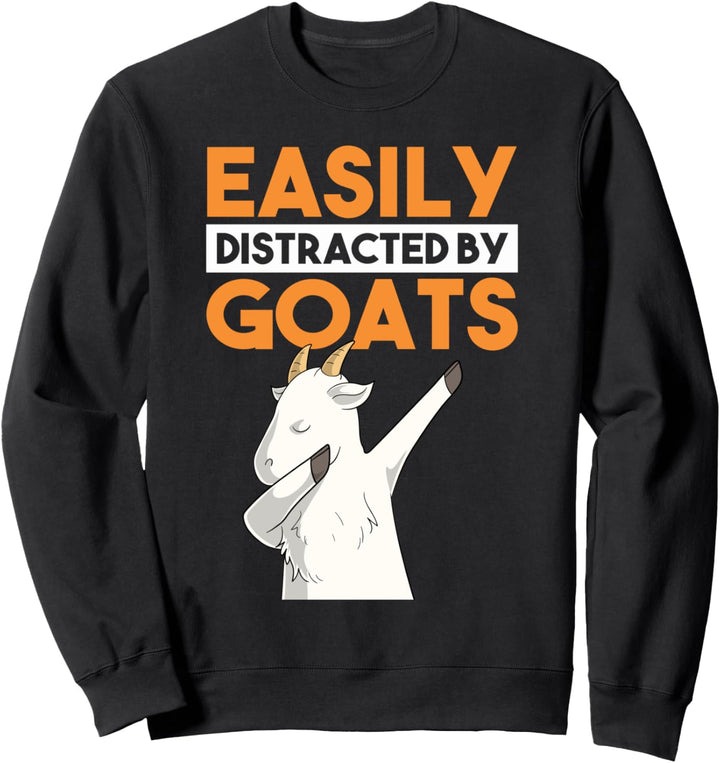 Lustiger Tupftanz mit Ziegenmotiv, niedlich Sweatshirt