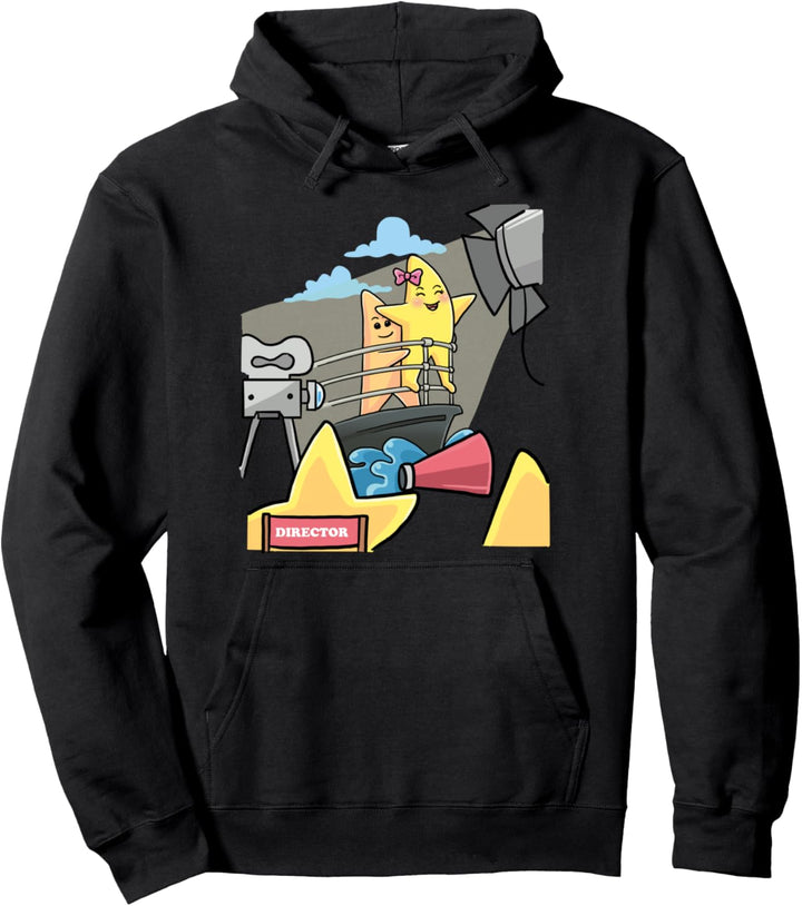 Filmstars Pun liebt Filme Filmfest Fan Pullover Hoodie