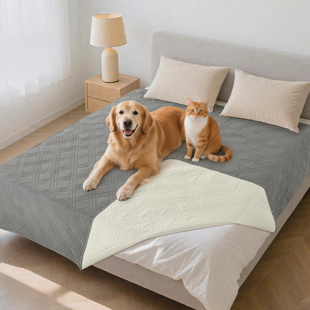 PICK FOR LIFE 137x208cm wasserdichte Hundedecken, extra gross und Waschbar Haustier Decke für Hunde,