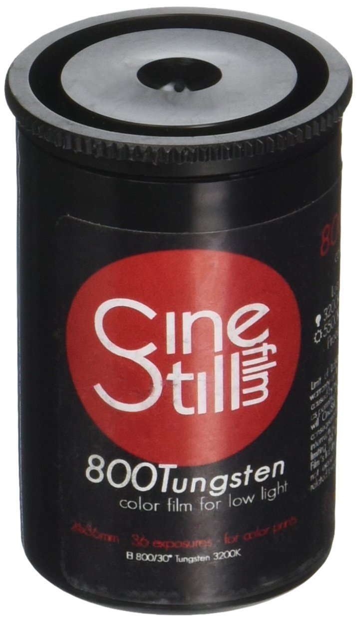 CINE CineStill Film 800135 800 Tungsten High Speed (ISO 800) Color Film, 36 Exposures 135 DX Coded,