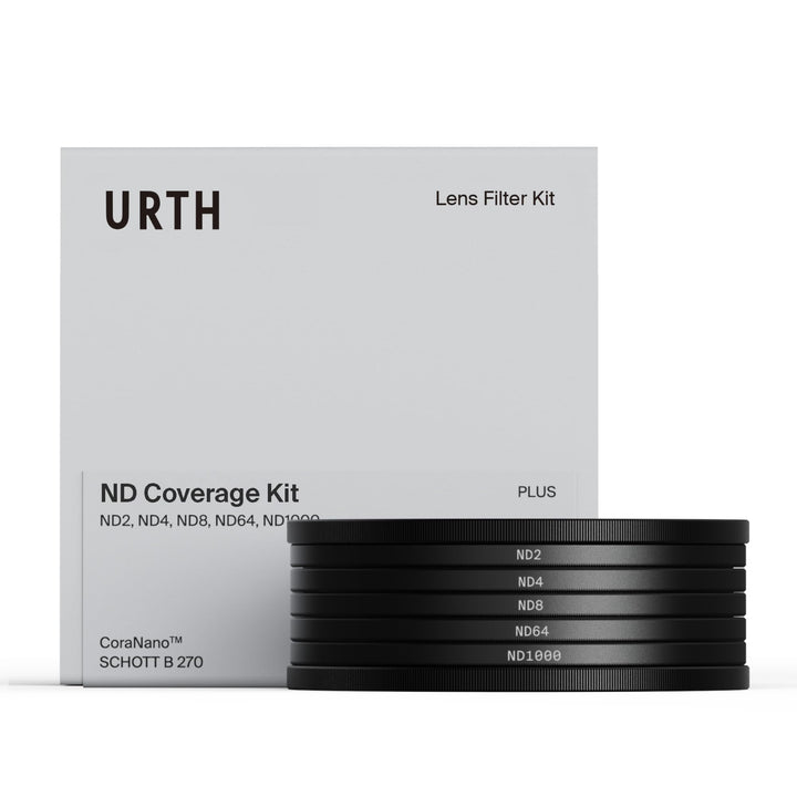 Urth 43 mm ND2, ND4, ND8, ND64, ND1000 ND Filter Kit (Plus+) 43mm, 43mm
