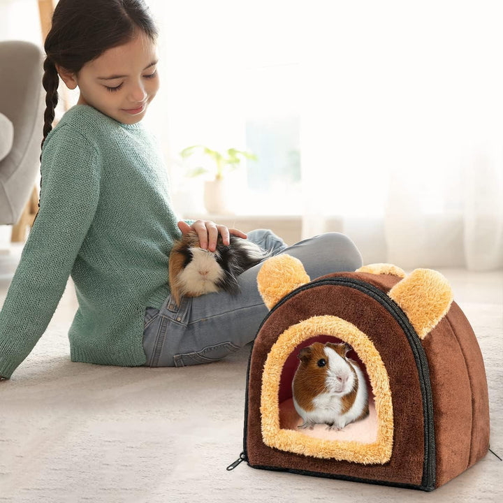 Pantula Meerschweinchen Bett Kuschelhöhle - Höhle Gemütliches gross Hamster Kleintier Bett Versteck