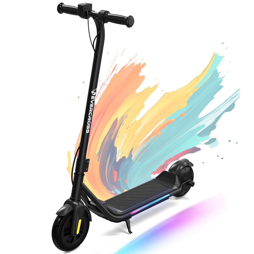 EVERCROSS E6 Elektroroller für Kinder, 7" Leichter E-Scooter für 6-12 Jahre, Elektroscooter mit Eine