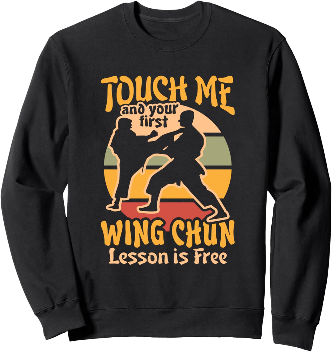 Wing Chun Design für Kampfsport-Training Sweatshirt