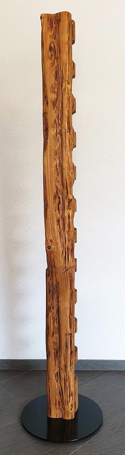 Wood & Wishes – Rustikaler Weinständer, Weinregal, Weinhalter aus massivem Holz; gefertigt in Handar