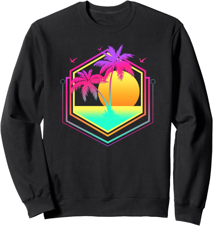 Retro 80s Party Ära - Vintage Achtziger Oldschool 80er Sweatshirt