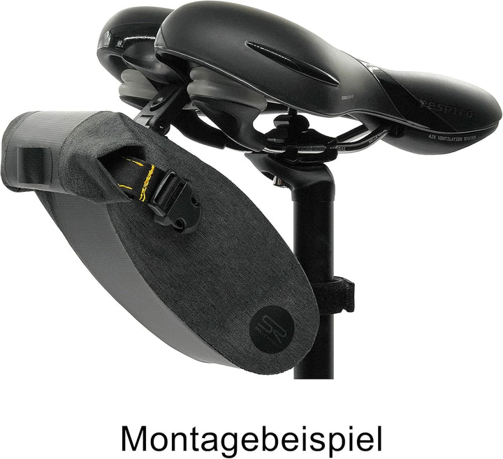 Angebot-Set / 1 x Selle Royal Saddle Bag Large (2l) Satteltasche Fahrradtasche Klippsystem inkl. 1 S