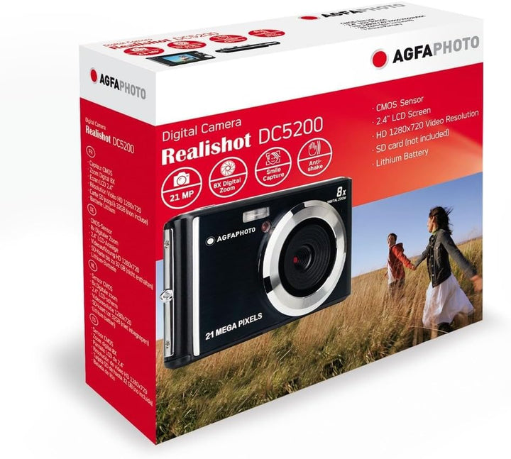 AGFA Photo Kompaktkamera DC5200, Rosa, Rosa