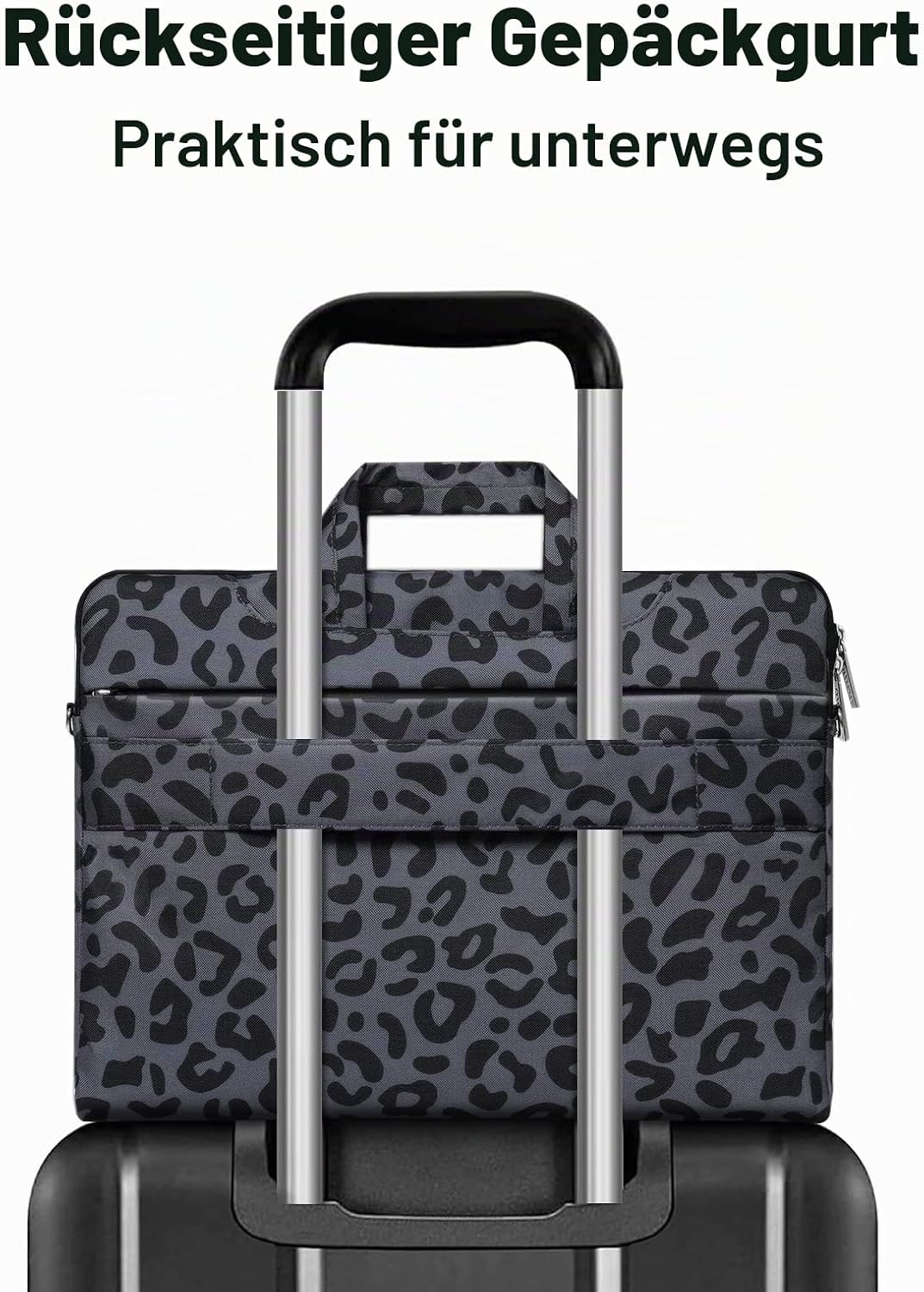MOSISO Laptop Schultertasche Kompatibel mit MacBook Air 15 Zoll M2 A2941 2023/Pro 16 2023-2019 M2 A2