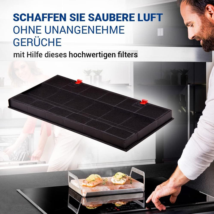 VIOKS Kohlefilter für Dunstabzugshauben Ersatz für AEG 9029801207 Typ 150 - Aktivkohlefilter Dunstab
