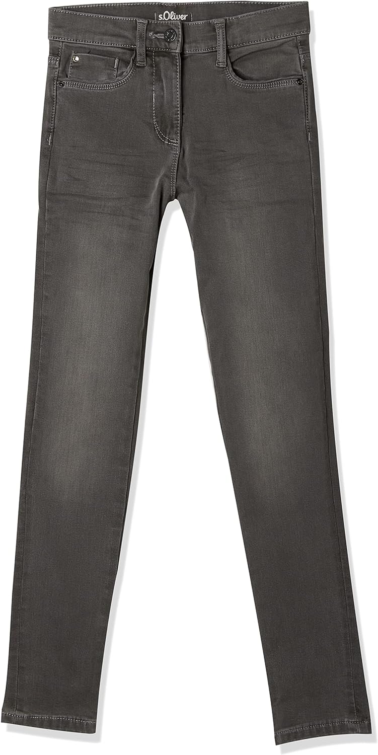 s.Oliver Mädchen Jeans 176 Slim Grau 98z2, 176 Slim Grau 98z2