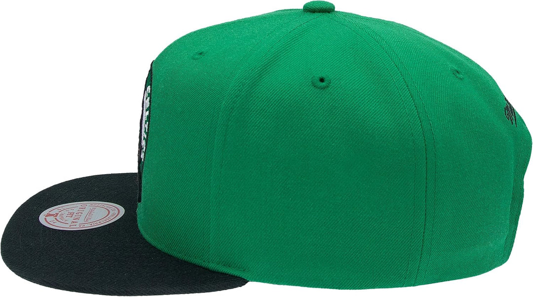 Mitchell &amp; Ness NBA Team 2 Tone 2.0 Snapback Einheitsgrösse Grün/Schwarz, Boston Celtics, Einheitsgr