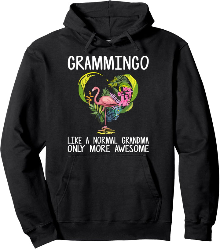 Lustige Oma Flamingo Grammingo Like A Normal Grandma Pullover Hoodie
