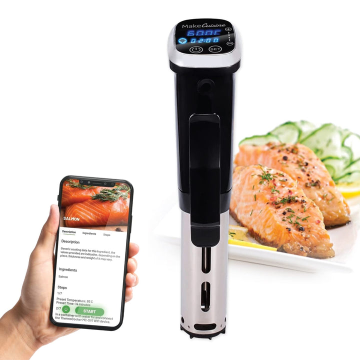 MakeCuisine - Roner Niedertemperatur- und Vakuumgaren - Roner sous vide - Wasserdicht - WIFI Verbind