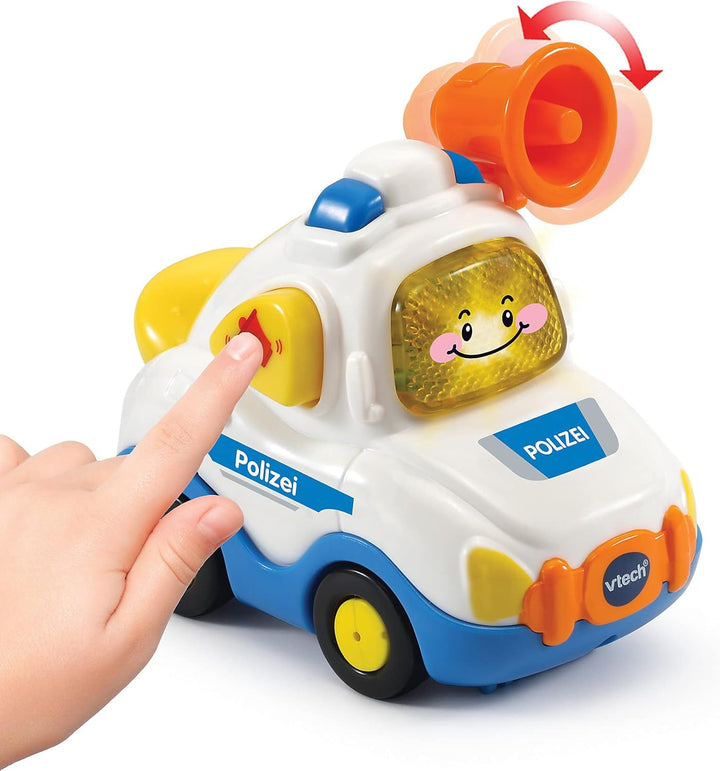 Vtech 80-524404 TUT TUT Baby Flitzer, Mehrfarbig & TUT TUT Baby Flitzer - Polizei – Spielzeugauto mi