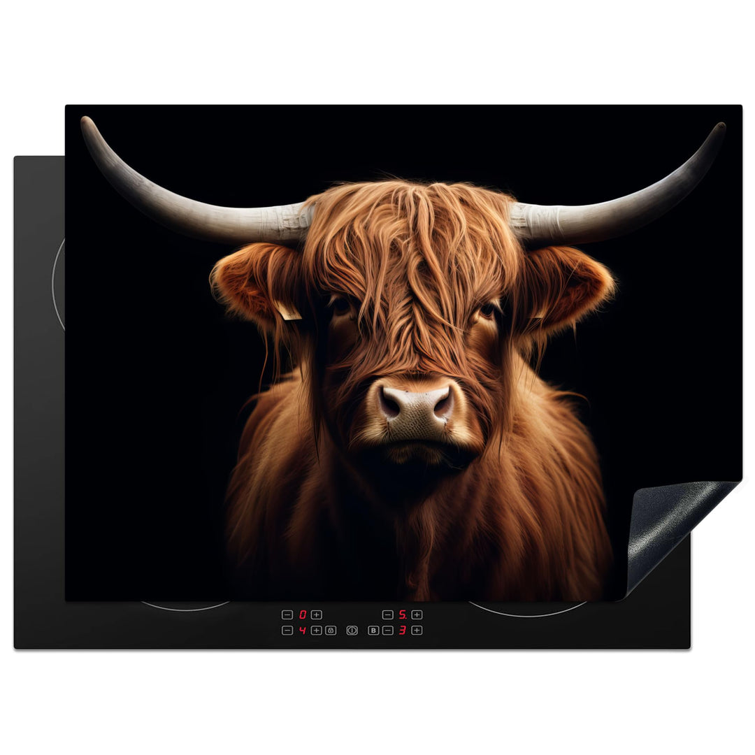 Herdabdeckplatte 70x52 cm Einteilig Induktionsmatte Küche Abdeckung Ceranfeld Herd Abdeckplatte Deko