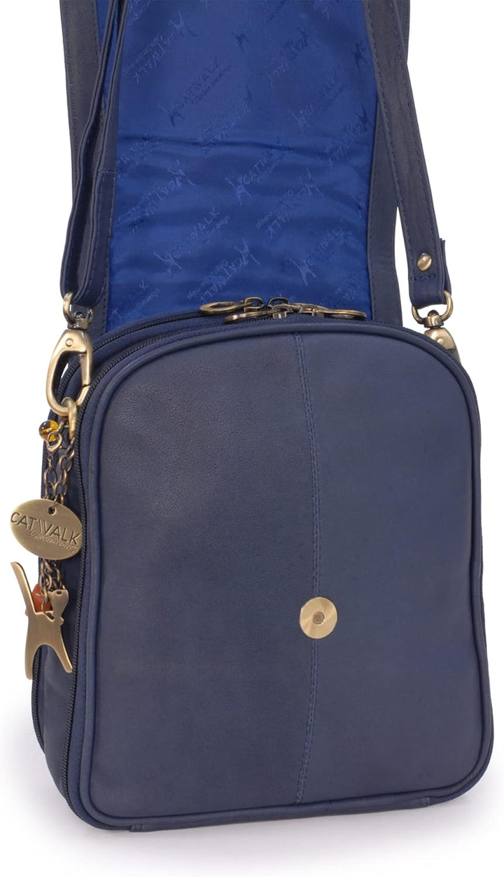 Catwalk Collection Handbags - Leder - Organizer/Umhängetasche/Schultasche/Aktentasche für Damen - ME