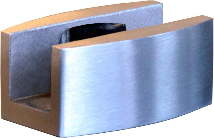BS-900D-2-420GR-AS: Schiebetürsystem ESG 900x2175x8mm Dekor S, vollsatiniert; Schienensystem ALU Sli