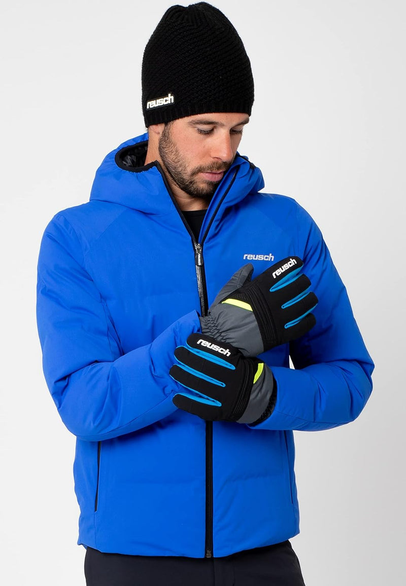 Reusch Herren Baldo R-tex Xt Atmungsaktiv Kurzer Abschluss Winter-Handschuhe 10.5 6682 Dark Granite