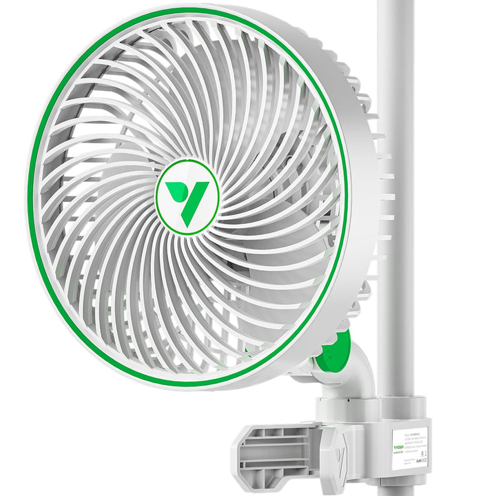 VIVOSUN AeroWave E6 Gen2 Grow Ventilator Oszillierend Clip Ventilator Grow 150 mm, EC-Motor Smarte W