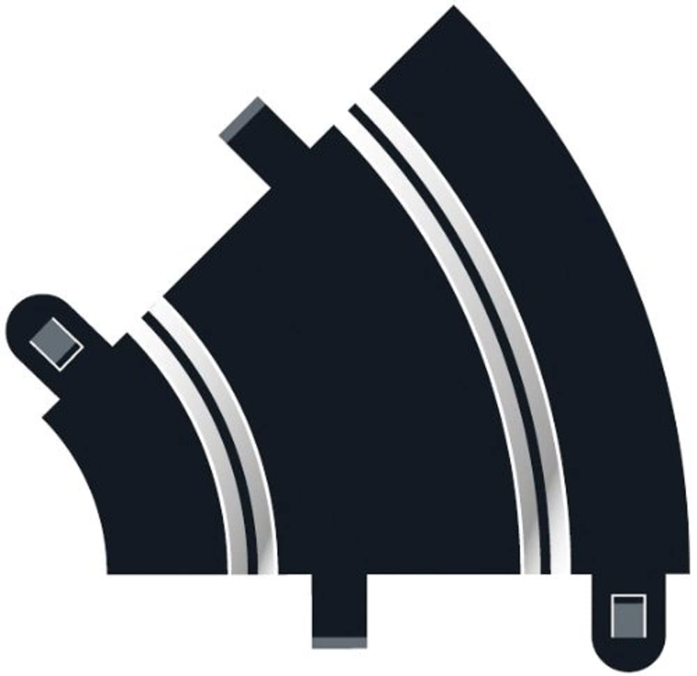 Radius-1-Kurve, 45°, 2 Stück Radius 1 Curve 45° x 2, Radius 1 Curve 45° x 2