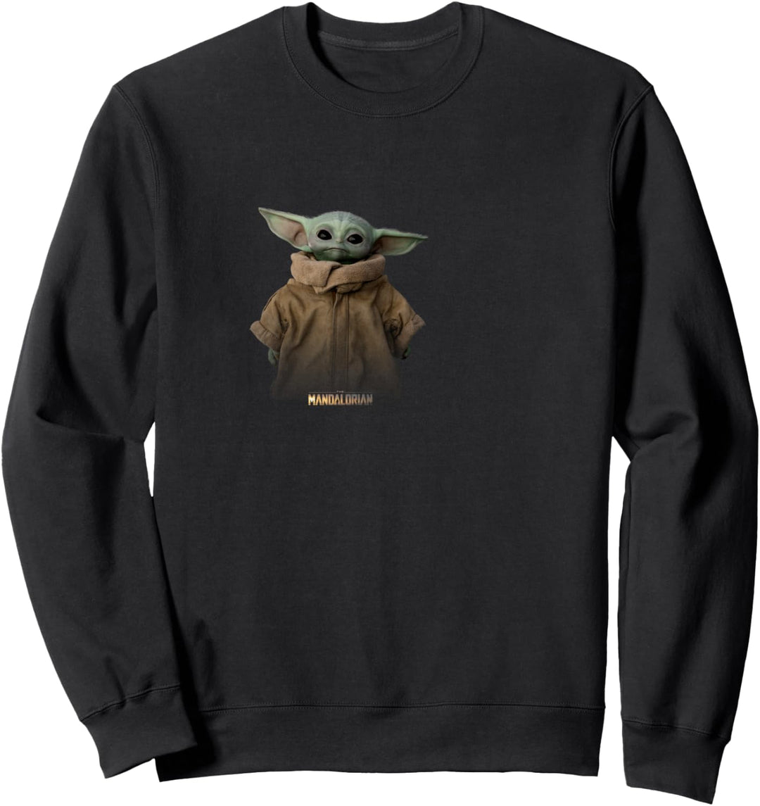 Star Wars The Mandalorian The Child Simple Portrait Sweatshirt