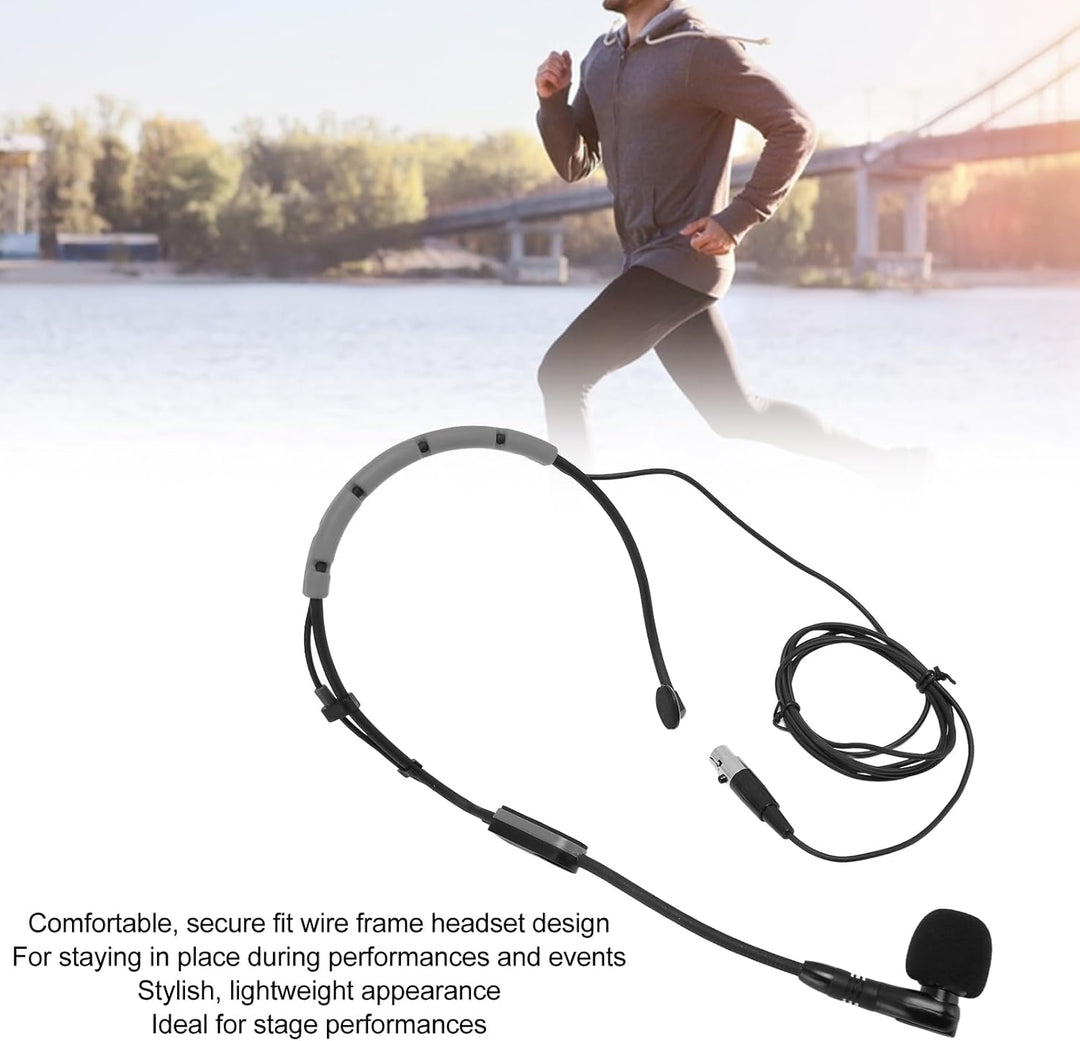 Kopfbügelmikrofon für Shure PGA31 SM31 SM35 Wireless-System, Headset-Kondensatormikrofon, mit TQG-An