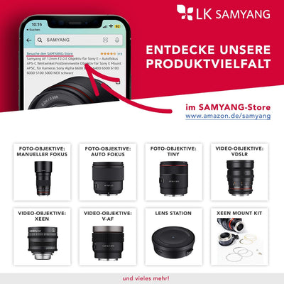 Samyang AF 35-150mm F2-2,8 für L-Mount Objektiv - Allround Zoomobjektiv mit Parfocal, Cinematic Vide