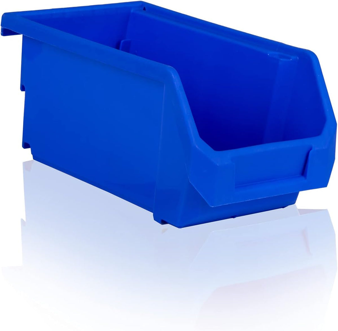 36er Set Sichtlagerkästen PK281413 Kunststoffkästen aufhäng- u. stapelbar | Sichtkästen Lagerboxen L