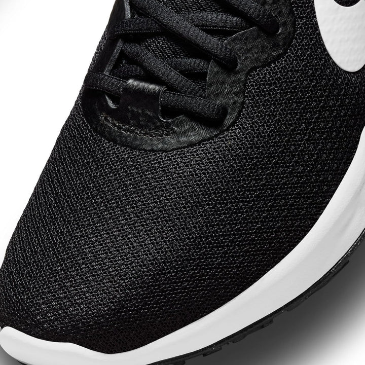Nike Herren Nike Revolution 6Sneaker 43 EU Black White Iron Grey, 43 EU Black White Iron Grey