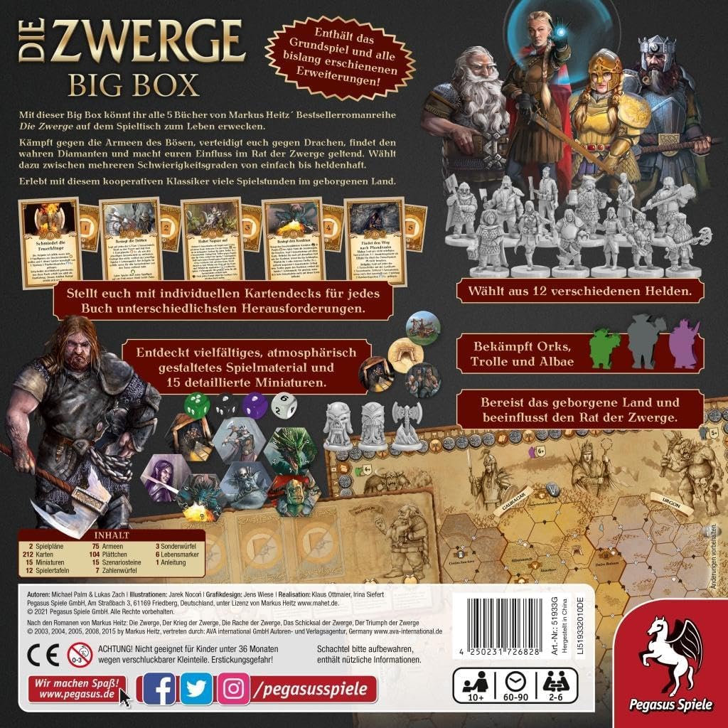 Pegasus Spiele 51933G - Die Zwerge Big Box Single