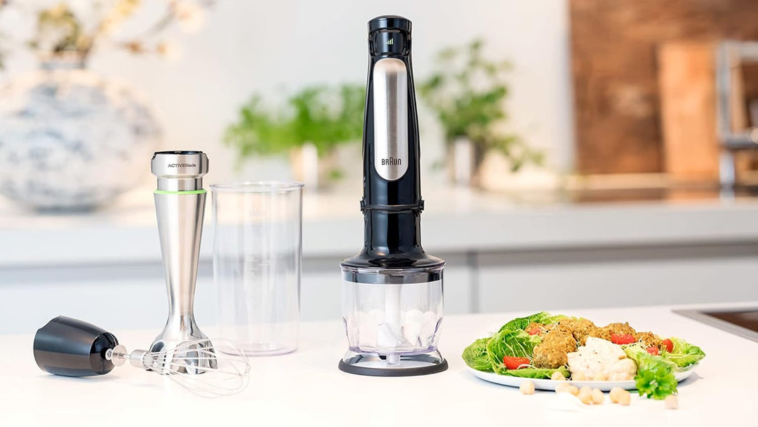 Braun MultiQuick 7 MQ7025X, Stabmixer mit ACTIVEBlade Technologie & POWERBell Plus, EasyClick system