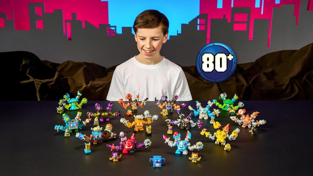 MrBeast Lab Swarms Mega‑Tech Serie: Verlasse das Labor und bereite Dich auf den Kampf vor. Sammle üb