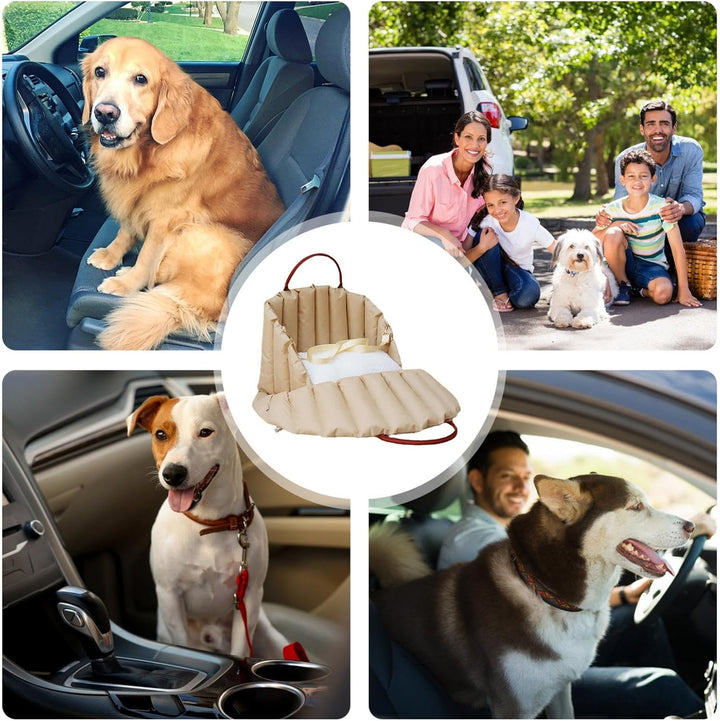 Hundeautositz, Autofahrsitz für Hunde, Puppy Cats Sitzerhöhungen, Hundebett für Auto und Zuhause, Si