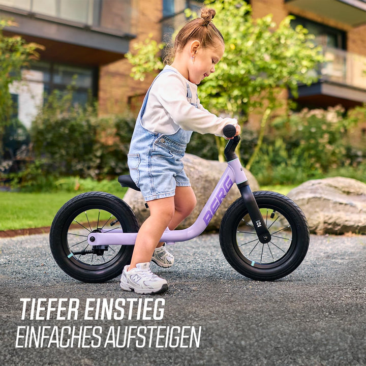 BERG MOOV 12 Laufrad | ab 2,5 Jahre | 12 Zoll | Lauflernrad bis 30 kg mit Luftreifen | Lenkrad und S
