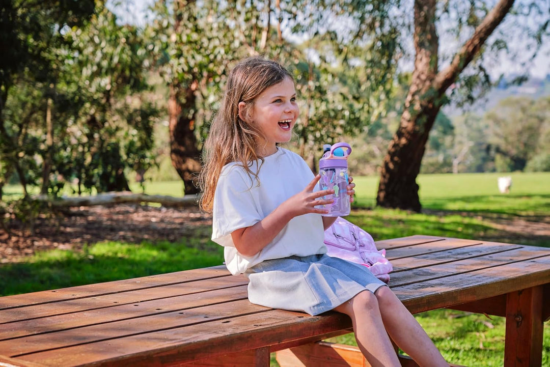 Contigo Kinder Trinkflasche Easy Clean Autospout mit Strohhalm | 100% auslaufsicher | BPA-freie robu
